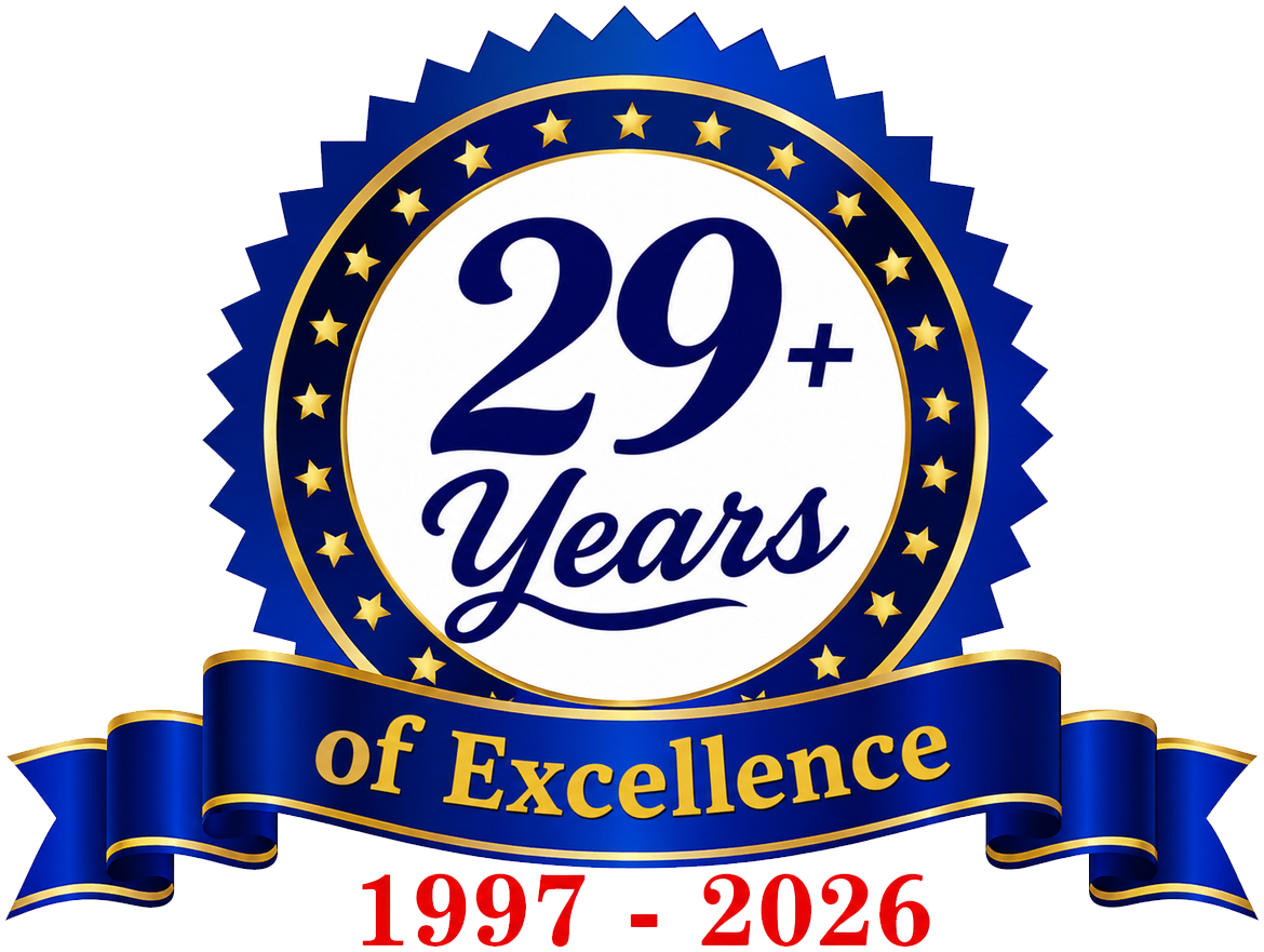29+ Years of Excellence (1997 - 2026)